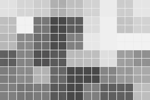 A computed structure reading, drawn back onto the work rather than reported as a number.
